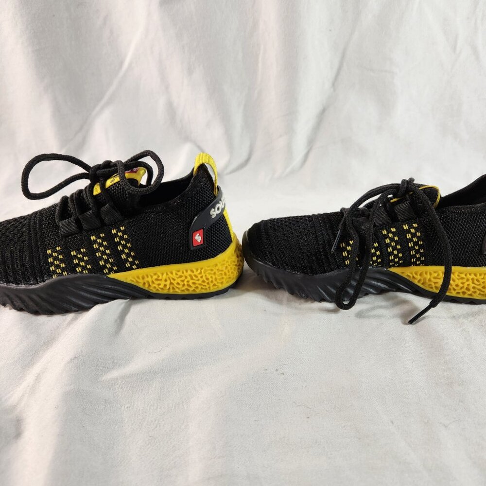 Southpole Kids Shoes Black Yellow Running Shoes Sneakers Size 9 Lace-Up EUC - Picture 7 of 12